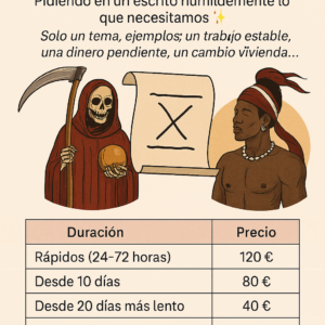 ✨ mandato espiritual – santa muerte u orishas ✨